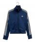 adidas（アディダス）の古着「ファイヤーバード アディカラー ニット トラックトップ」｜ネイビー