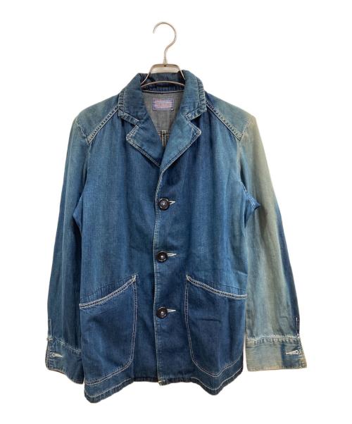BLUE BLUE（ブルーブルー）BLUE BLUE (ブルーブルー) デニムカバーオール インディゴ サイズ:1の古着・服飾アイテム