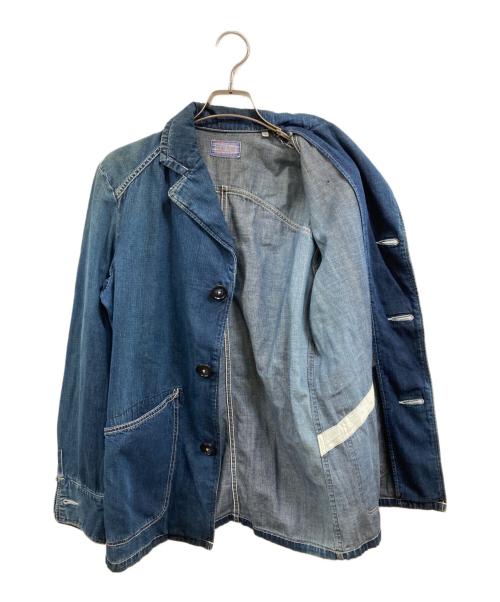 BLUE BLUE（ブルーブルー）BLUE BLUE (ブルーブルー) デニムカバーオール インディゴ サイズ:1の古着・服飾アイテム