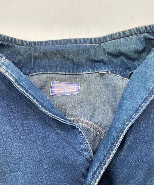 BLUE BLUE（ブルーブルー）BLUE BLUE (ブルーブルー) デニムカバーオール インディゴ サイズ:1の古着・服飾アイテム