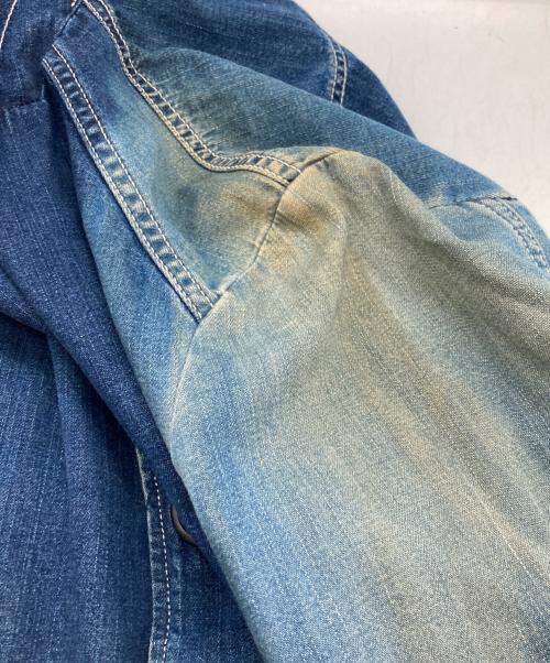 BLUE BLUE（ブルーブルー）BLUE BLUE (ブルーブルー) デニムカバーオール インディゴ サイズ:1の古着・服飾アイテム