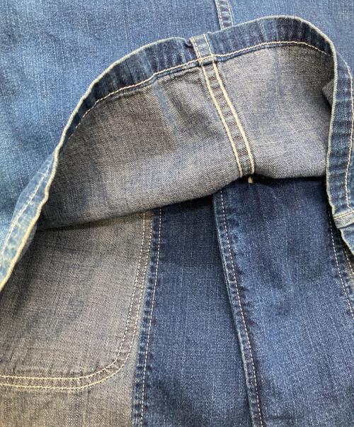 BLUE BLUE（ブルーブルー）BLUE BLUE (ブルーブルー) デニムカバーオール インディゴ サイズ:1の古着・服飾アイテム
