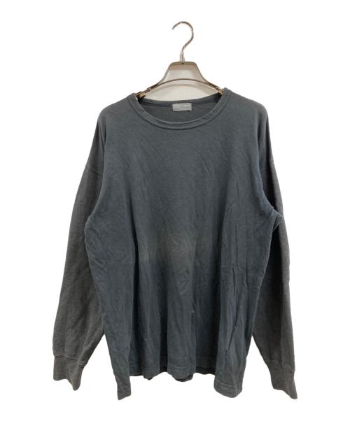 COMME des GARCONS HOMME（コムデギャルソン オム）COMME des GARCONS HOMME (コムデギャルソン オム) 切替デザインスウェット・ドッキングカットソー グレー サイズ:表記なしの古着・服飾アイテム