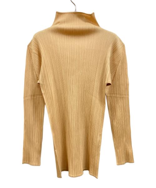 PLEATS PLEASE（プリーツプリーズ）PLEATS PLEASE (プリーツプリーズ) プリーツカットソー ベージュ サイズ:3の古着・服飾アイテム