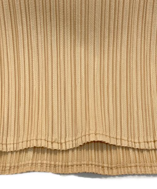 PLEATS PLEASE（プリーツプリーズ）PLEATS PLEASE (プリーツプリーズ) プリーツカットソー ベージュ サイズ:3の古着・服飾アイテム