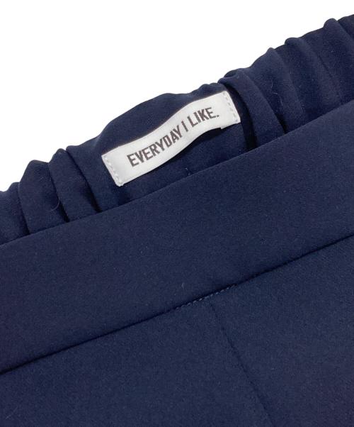 EVERYDAY I LIKE.（エヴリデイ アイ ライク）EVERYDAY I LIKE. (エヴリデイ アイ ライク) イージーワイドパンツ ネイビー サイズ:38の古着・服飾アイテム
