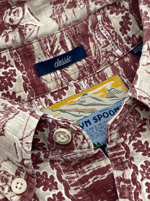 reyn spooner（レイン スプナー）reyn spooner (レイン スプナー) アロハシャツ レッド サイズ:Mの古着・服飾アイテム