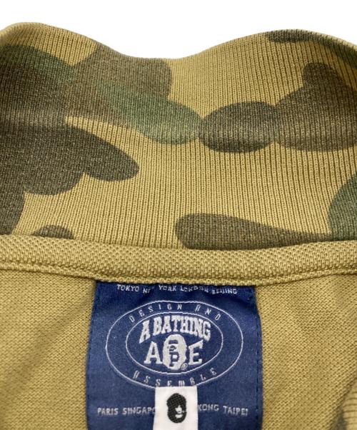 A BATHING APE（アベイシングエイプ）A BATHING APE (アベイシングエイプ) ポロシャツ オリーブ サイズ:Mの古着・服飾アイテム