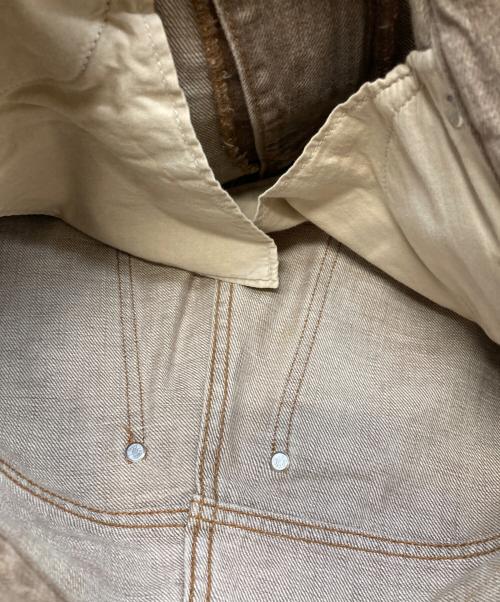 masu（エムエーエスユー）MASU (エムエーエスユー) BAGGY FIT JEANS ブラウン サイズ:44の古着・服飾アイテム