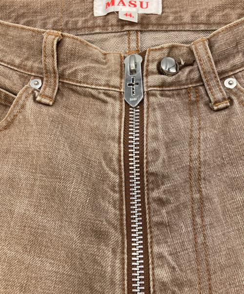masu（エムエーエスユー）MASU (エムエーエスユー) BAGGY FIT JEANS ブラウン サイズ:44の古着・服飾アイテム