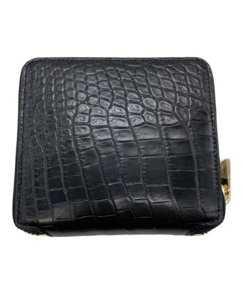 ReZARD（リザード）REZARD (リザード) Crocodile Medium Wallet ブラック 未使用品の古着・服飾アイテム