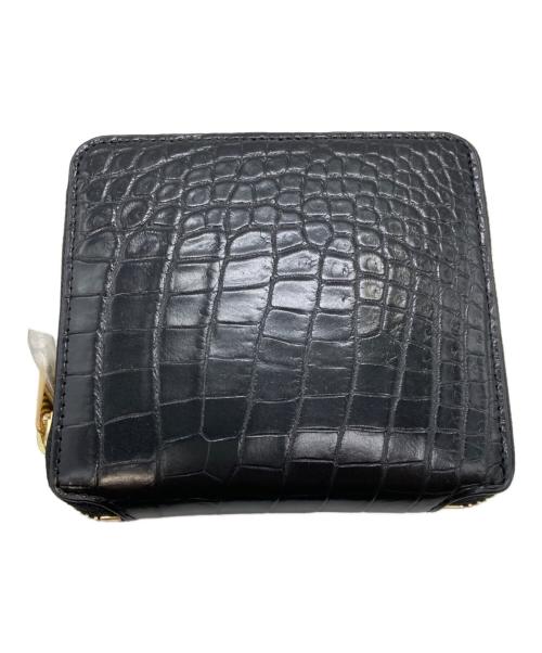 ReZARD（リザード）REZARD (リザード) Crocodile Medium Wallet ブラック 未使用品の古着・服飾アイテム