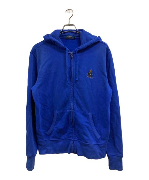 POLO RALPH LAUREN（ポロ・ラルフローレン）POLO RALPH LAUREN (ポロ・ラルフローレン) ジップパーカー ブルー サイズ:Ｍの古着・服飾アイテム