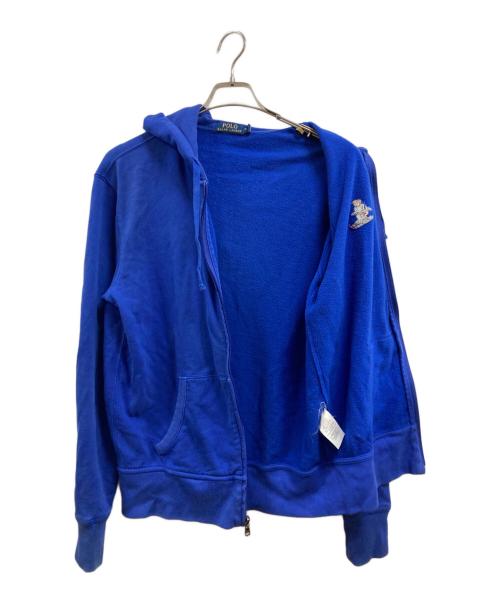 POLO RALPH LAUREN（ポロ・ラルフローレン）POLO RALPH LAUREN (ポロ・ラルフローレン) ジップパーカー ブルー サイズ:Ｍの古着・服飾アイテム