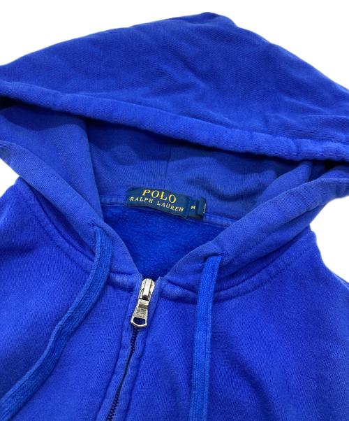 POLO RALPH LAUREN（ポロ・ラルフローレン）POLO RALPH LAUREN (ポロ・ラルフローレン) ジップパーカー ブルー サイズ:Ｍの古着・服飾アイテム