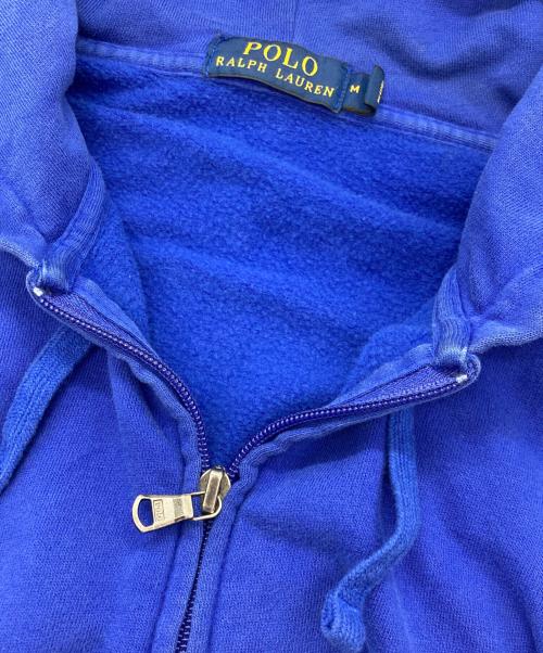 POLO RALPH LAUREN（ポロ・ラルフローレン）POLO RALPH LAUREN (ポロ・ラルフローレン) ジップパーカー ブルー サイズ:Ｍの古着・服飾アイテム