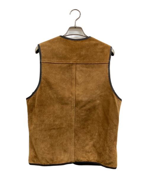 Schott（ショット）Schott (ショット) 別注スエードベスト ブラウン サイズ:Sの古着・服飾アイテム