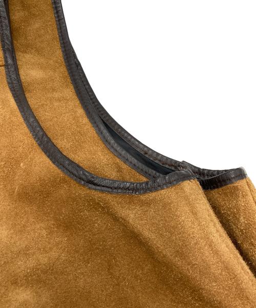 Schott（ショット）Schott (ショット) 別注スエードベスト ブラウン サイズ:Sの古着・服飾アイテム