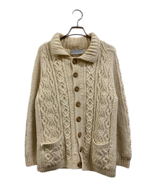 INVERALLAN（インバーアラン）INVERALLAN (インバーアラン) ケーブルニットカーディガン アイボリー サイズ:不明の古着・服飾アイテム