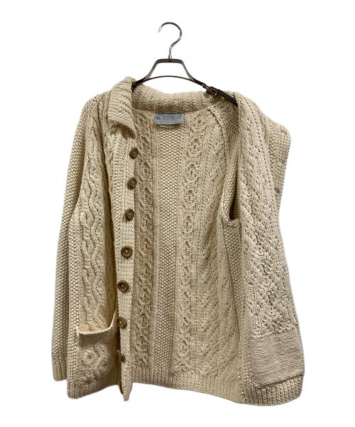 INVERALLAN（インバーアラン）INVERALLAN (インバーアラン) ケーブルニットカーディガン アイボリー サイズ:不明の古着・服飾アイテム