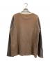 stussy (ステューシー) Panel V Neck LS Tee ブラウン サイズ:S：6000円