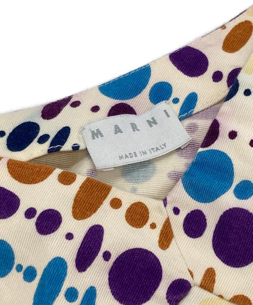 MARNI（マルニ）MARNI (マルニ) ドット柄キャミソール アイボリー サイズ:40の古着・服飾アイテム