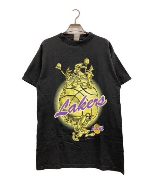 LOONEY TUNES（ルーニーチューンズ）LOONEY TUNES (ルーニーチューンズ) プリントTシャツ ブラック サイズ:Ｍの古着・服飾アイテム