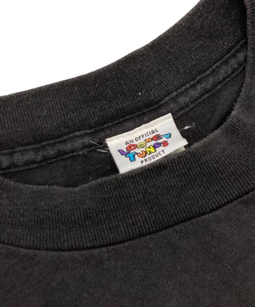 LOONEY TUNES（ルーニーチューンズ）LOONEY TUNES (ルーニーチューンズ) プリントTシャツ ブラック サイズ:Ｍの古着・服飾アイテム