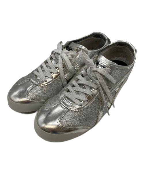 Onitsuka Tiger（オニツカタイガー）Onitsuka Tiger (オニツカタイガー) ローカットスニーカー シルバー サイズ:26.5の古着・服飾アイテム