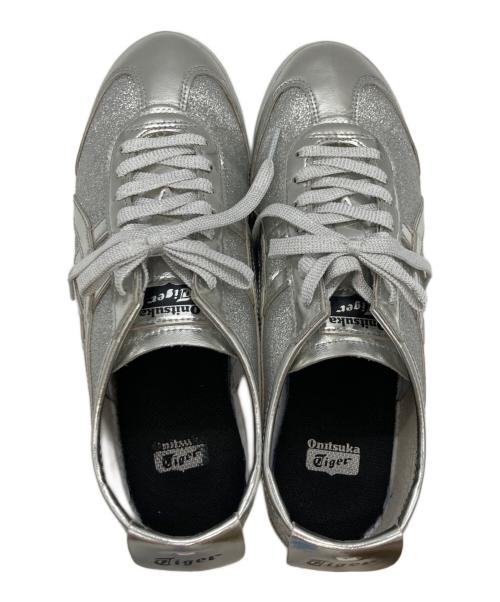 Onitsuka Tiger（オニツカタイガー）Onitsuka Tiger (オニツカタイガー) ローカットスニーカー シルバー サイズ:26.5の古着・服飾アイテム