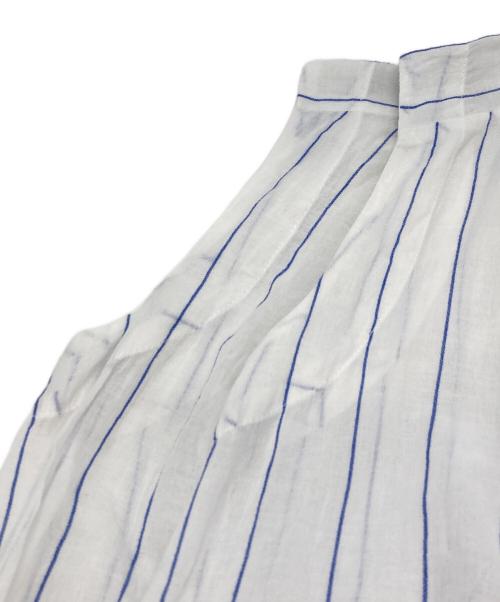 ne quittez pas（ヌキテパ）ne quittez pas (ヌキテパ) コットンギャザーワンピース ホワイト サイズ:Freeの古着・服飾アイテム