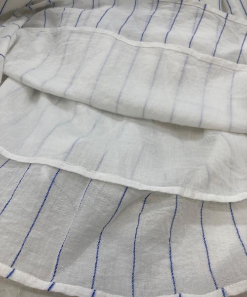ne quittez pas（ヌキテパ）ne quittez pas (ヌキテパ) コットンギャザーワンピース ホワイト サイズ:Freeの古着・服飾アイテム
