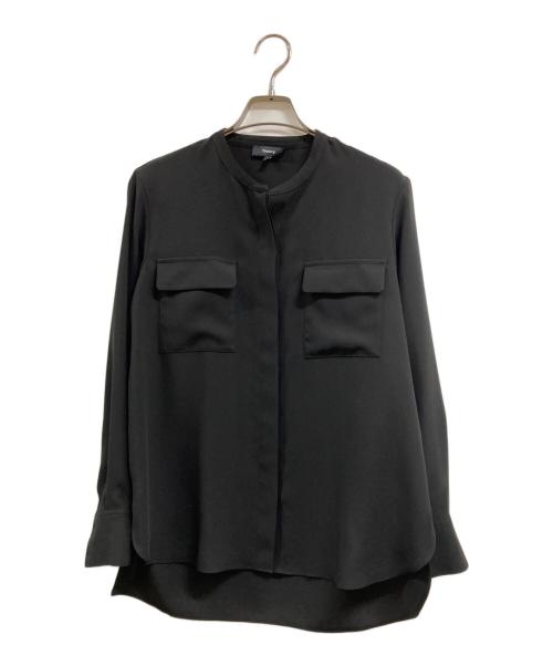 theory（セオリー）theory (セオリー) Prime GGT PKT Detail Blouse ブラック サイズ:Sの古着・服飾アイテム