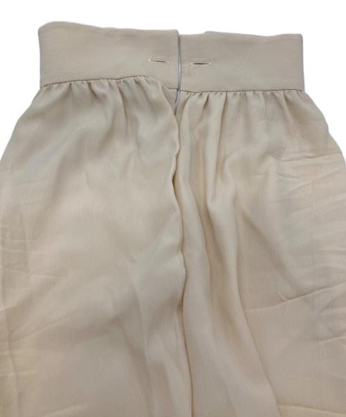 CELINE（セリーヌ）CELINE (セリーヌ) レースディテールブラウス ベージュ サイズ:34の古着・服飾アイテム