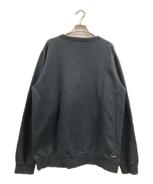 SOPHNET.（ソフネット）SOPHNET. (ソフネット) STAR PATCHED CREWNECK SWEAT ブラック サイズ:Ⅼの古着・服飾アイテム