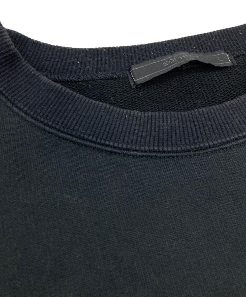 SOPHNET.（ソフネット）SOPHNET. (ソフネット) STAR PATCHED CREWNECK SWEAT ブラック サイズ:Ⅼの古着・服飾アイテム