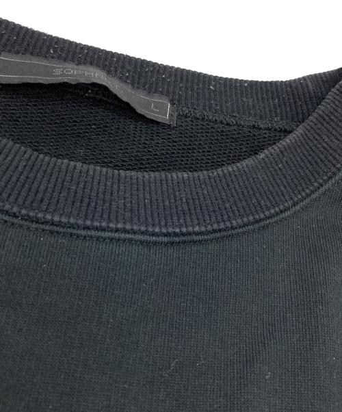 SOPHNET.（ソフネット）SOPHNET. (ソフネット) STAR PATCHED CREWNECK SWEAT ブラック サイズ:Ⅼの古着・服飾アイテム