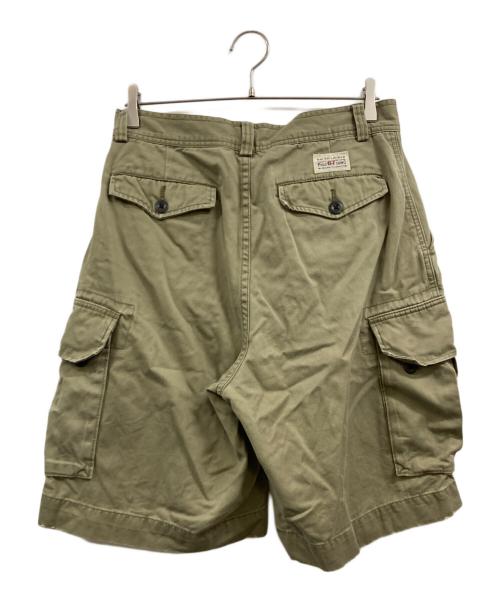POLO RALPH LAUREN（ポロ・ラルフローレン）POLO RALPH LAUREN (ポロ・ラルフローレン) ハーフカーゴパンツ オリーブ サイズ: 81cm (W32)の古着・服飾アイテム