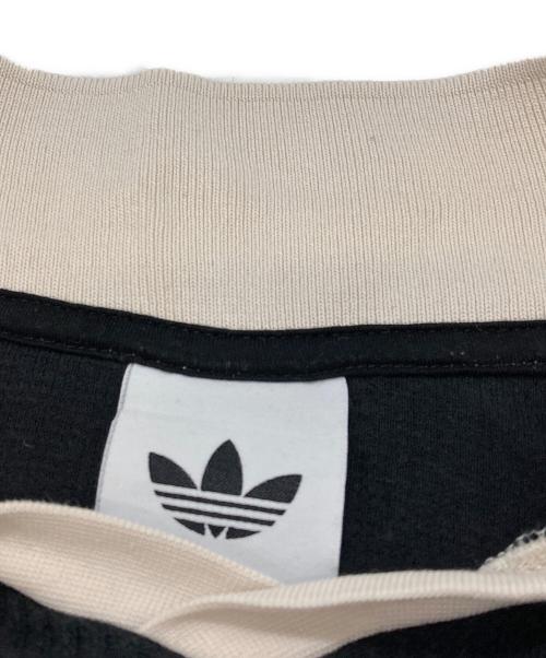 adidas（アディダス）adidas (アディダス) WAFFLE SHORT SLEEVE POLO ブラック サイズ:Mの古着・服飾アイテム