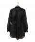 BLACK COMME des GARCONS (ブラックコムデギャルソン) メッシュロングシャツ ブラック サイズ:M：25000円