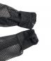 中古・古着 BLACK COMME des GARCONS (ブラックコムデギャルソン) メッシュロングシャツ ブラック サイズ:M：25000円
