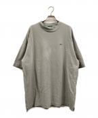 LACOSTEラコステ）の古着「モックネックTシャツ」｜グレー