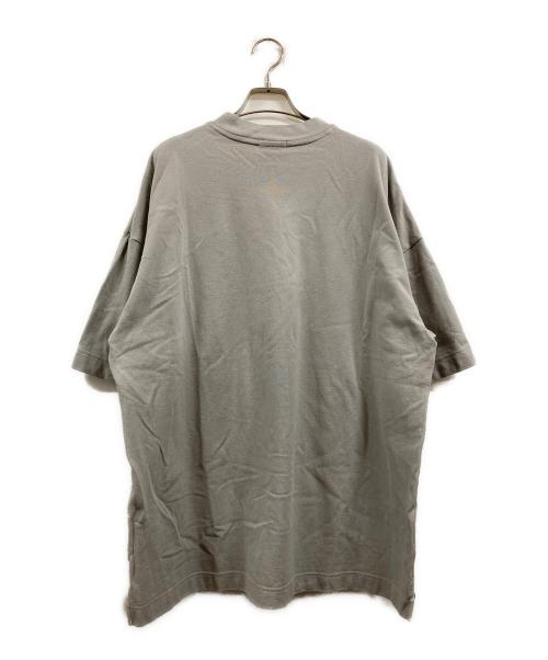 LACOSTE（ラコステ）LACOSTE (ラコステ) モックネックTシャツ グレー サイズ:Ⅼの古着・服飾アイテム