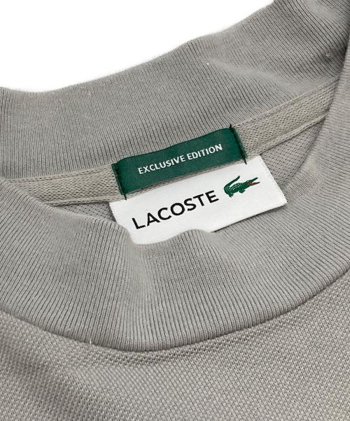 LACOSTE（ラコステ）LACOSTE (ラコステ) モックネックTシャツ グレー サイズ:Ⅼの古着・服飾アイテム