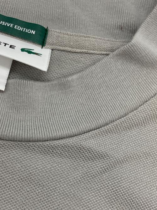 LACOSTE（ラコステ）LACOSTE (ラコステ) モックネックTシャツ グレー サイズ:Ⅼの古着・服飾アイテム