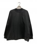 DAIWA PIER39ダイワ ピア39）の古着「TECH DRAWSTRING L/S TEE」｜ブラック