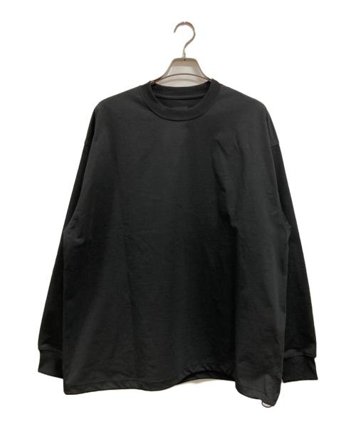 DAIWA PIER39（ダイワ ピア39）DAIWA PIER39 (ダイワ ピア39) TECH DRAWSTRING L/S TEE ブラック サイズ:XLの古着・服飾アイテム