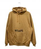 WTAPSダブルタップス）の古着「SPOT BOB HOODED SWEATSHIRT」｜ベージュ