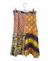 tricot COMME des GARCONS (トリココムデギャルソン) シルク異素材切替スカーフスカート イエロー サイズ:Ｍ：15000円