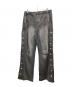 BREATH（ブレス）の古着「COATING SIDE BUTTON DENIM PANTS」｜ブラック